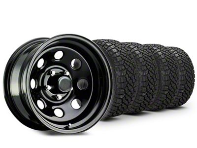 17x9 Pro Comp Rock Crawler Wheel & 33in Kenda All-Terrain KLEVER R/T KR601 Tire Package; Set of 5 (21-24 Bronco, Excluding Raptor)