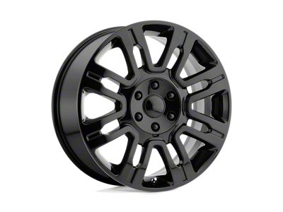 Performance Replicas PR167 Gloss Black 6-Lug Wheel; 20x8.5; 44mm Offset (22-24 Bronco Raptor)