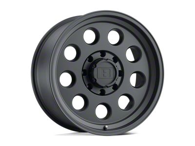 Level 8 Wheels Hauler Matte Black 6-Lug Wheel; 16x8.5; -25mm Offset (21-24 Bronco, Excluding Raptor)