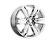 Performance Replicas PR172 Chrome 6-Lug Wheel; 22x9; 44mm Offset (22-24 Bronco Raptor)
