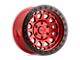 Black Rhino Primm Beadlock Candy Red with Black Bolts 6-Lug Wheel; 17x8.5; 0mm Offset (22-24 Bronco Raptor)