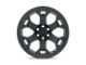 Black Rhino Gauntlet Semi Gloss Black with Gunmetal Bolts 6-Lug Wheel; 20x9; 12mm Offset (22-24 Bronco Raptor)