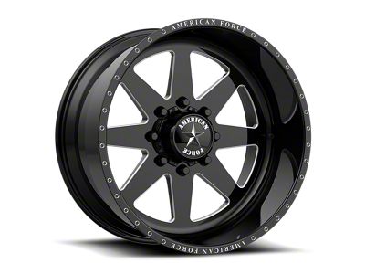 American Force 11 Independence SS Gloss Black Machined 6-Lug Wheel; 20x12; -40mm Offset (22-24 Bronco Raptor)