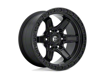 Fuel Wheels Kicker Matte Black 6-Lug Wheel; 18x9; -12mm Offset (22-24 Bronco Raptor)