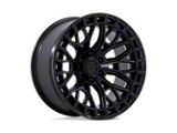 Fuel Wheels Sigma Blackout with Gloss Black Lip 6-Lug Wheel; 17x9; 1mm Offset (21-26 F-150)
