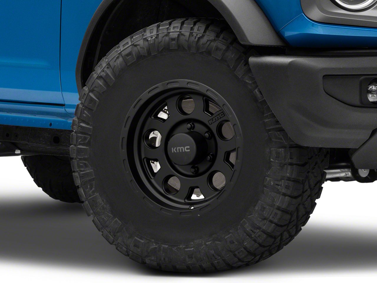 KMC Tacoma Enduro Matte Black 6-Lug Wheel; 16x9; -12mm Offset ...