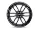 Niche Vosso Gloss Black 6-Lug Wheel; 24x9.5; 30mm Offset (22-24 Bronco Raptor)
