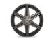 Niche Carina Matte Machined Double Dark Tint 6-Lug Wheel; 24x10; 30mm Offset (22-24 Bronco Raptor)