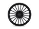 Status Venti Matte Black 6-Lug Wheel; 24x10; 30mm Offset (22-24 Bronco Raptor)