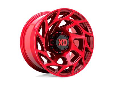 XD Onslaught Candy Red 6-Lug Wheel; 20x12; -44mm Offset (22-24 Bronco Raptor)