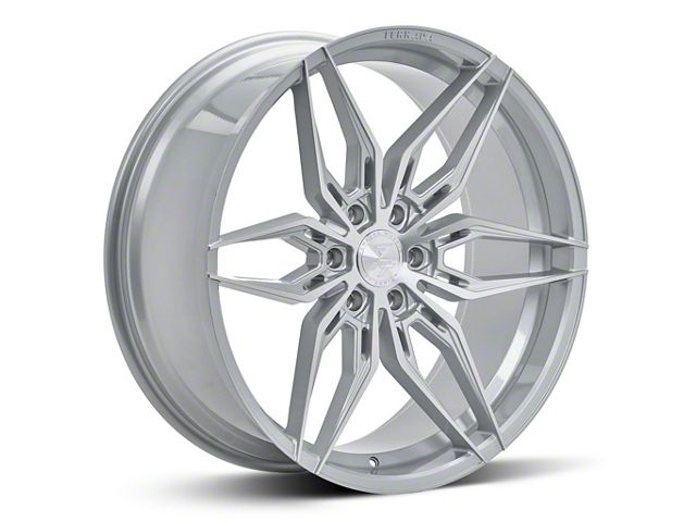 Ferrada Wheels FT5 Machine Silver 6-Lug Wheel; 22x9.5; 25mm Offset (22-24 Bronco Raptor)