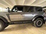 Reverse C-Stripe Side Graphic; Matte Black (21-26 Bronco 4-Door)