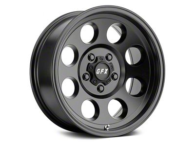 G-FX TR-16 Matte Black 6-Lug Wheel; 16x8.5; -6mm Offset (05-15 Tacoma)