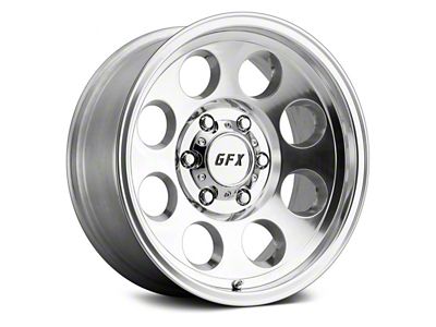 G-FX TR-16 Polished 6-Lug Wheel; 16x8.5; -6mm Offset (03-09 4Runner)
