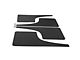 Mud Flaps; Front and Rear; Forged Carbon Fiber Vinyl (21-24 Bronco)
