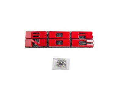 UPR Products Replacement Grille Letters; Race Red (21-24 Bronco, Excluding Raptor)