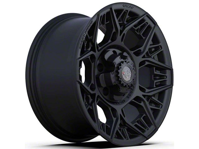 4Play 4PS60 Satin Black 6-Lug Wheel; 22x9; 0mm Offset (21-24 Bronco, Excluding Raptor)