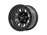Rough Country 82 Series Semi Gloss Black 6-Lug Wheel; 17x9; -12mm Offset (09-14 F-150)