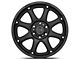 Black Rhino Glamis Matte Black 6-Lug Wheel; 17x9; -12mm Offset (21-24 Bronco, Excluding Raptor)
