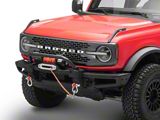 RedRock HD Winch Plate with Bull Bar for OE Bumper (21-26 Bronco w/ Modular Front Bumper)