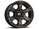 Fuel Wheels Beast Matte Black Machined with Dark Tint 6-Lug Wheel; 17x9; 20mm Offset (21-24 Bronco, Excluding Raptor)