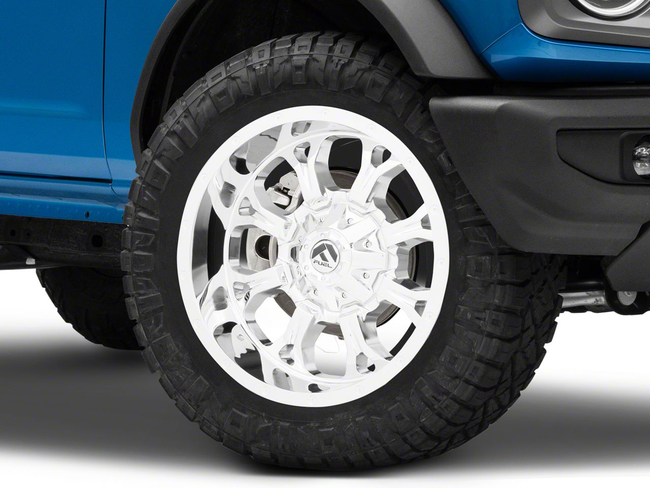 Fuel Wheels Bronco Krank Chrome 6Lug Wheel; 20x10; 24mm Offset