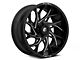 Fuel Wheels Runner Gloss Black Milled 6-Lug Wheel; 22x12; -44mm Offset (21-24 Bronco, Excluding Raptor)