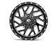 Fuel Wheels Triton Gloss Black Milled 6-Lug Wheel; 18x9; -12mm Offset (21-24 Bronco, Excluding Raptor)