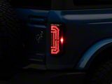 Raxiom LED Tail Lights; Black Housing; Clear Lens (21-26 Bronco w/ Factory Halogen Tail Lights)