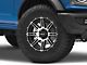 HELO HE900 Gloss Black Machined 6-Lug Wheel; 18x9; 0mm Offset (21-24 Bronco, Excluding Raptor)