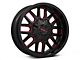 Mayhem Wheels Cogent Black with Prism Red 6-Lug Wheel; 20x9; 0mm Offset (21-24 Bronco, Excluding Raptor)