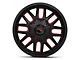 Mayhem Wheels Cogent Black with Prism Red 6-Lug Wheel; 20x9; 0mm Offset (21-24 Bronco, Excluding Raptor)