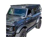 Craftsmen Roof Rack with Deployable Ladder; Black (21-26 Bronco w/ Soft Top)