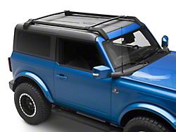 Roof Rack with Cross Bars; Black (21-26 Bronco w/ Hard Top)