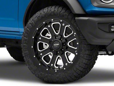 Pro Comp Wheels Axis Satin Black 6-Lug Wheel; 20x10; -18mm Offset (21-24 Bronco, Excluding Raptor)