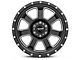 Pro Comp Wheels Sledge Satin Black Milled 6-Lug Wheel; 17x9; -6mm Offset (21-24 Bronco, Excluding Raptor)