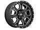 Pro Comp Wheels Sledge Satin Black Milled 6-Lug Wheel; 17x9; -6mm Offset (21-24 Bronco, Excluding Raptor)