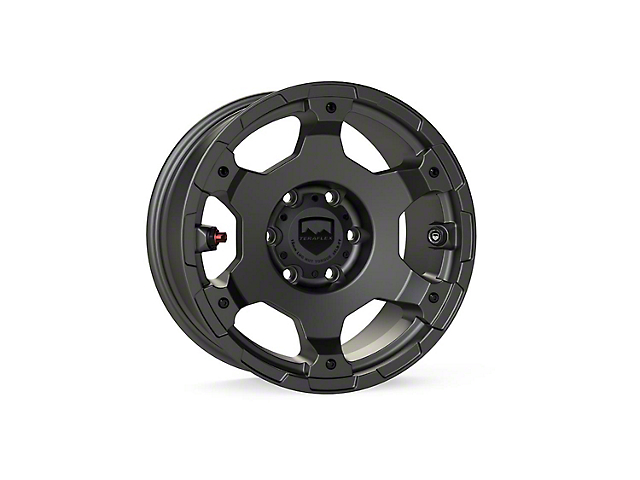 Teraflex Nomad Off-Road Base Titanium Gray 6-Lug Wheel; 17x8.5; 0mm Offset (21-23 Bronco, Excluding Raptor)