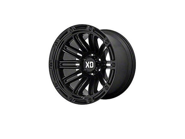 XD Double Deuce Satin Black with Dark Tint 6-Lug Wheel; 20x9; 0mm Offset (21-24 Bronco, Excluding Raptor)