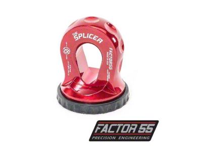Factor 55 Splicer Shackle Mount; Red