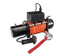Barricade 12,000 lb. Winch with Synthetic Rope (Universal; Some Adaptation May Be Required)
