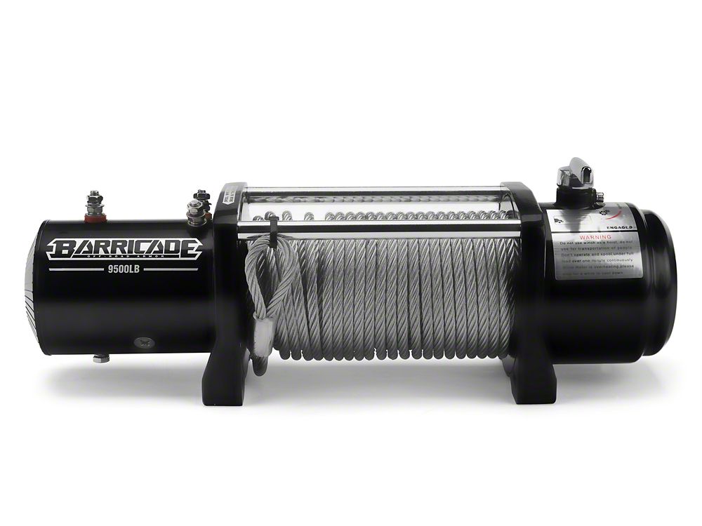 Barricade 9,500 lb. Winch with Wireless Control (Universal; Some
