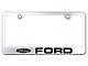 Ford Laser Etched License Plate Frame (Universal; Some Adaptation May Be Required)
