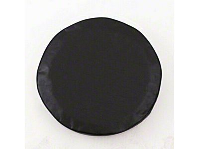 Spare Tire Cover with Camera Port; Solid Black (21-23 Bronco)