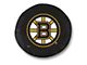 Boston Bruins Spare Tire Cover with Camera Port; Black (21-24 Bronco)