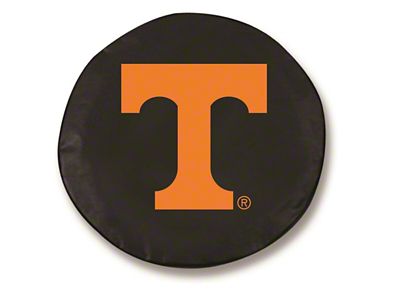 University of Tennessee Spare Tire Cover with Camera Port; Black (21-23 Bronco)