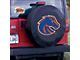 Boise State Spare Tire Cover with Camera Port; Black (21-24 Bronco)