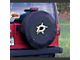 Dallas Stars Spare Tire Cover with Camera Port; Black (21-24 Bronco)