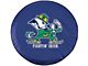 Fighting Irish Notre Dame Spare Tire Cover with Camera Port; Navy (21-24 Bronco)
