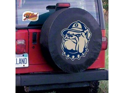 Georgetown University Spare Tire Cover with Camera Port; Black (21-24 Bronco)